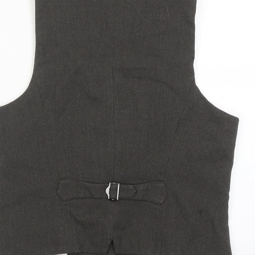 Esprit Womens Brown Polyester Jacket Suit Waistcoat Size 16