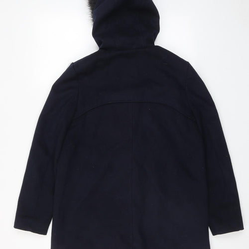 New Look Womens Blue Jacket Size 10 Zip
