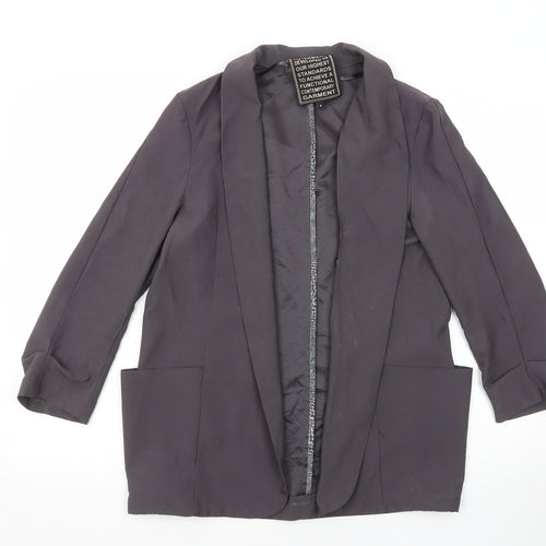 River Island Womens Grey Jacket Blazer Size 8