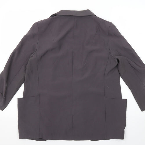 River Island Womens Grey Jacket Blazer Size 8