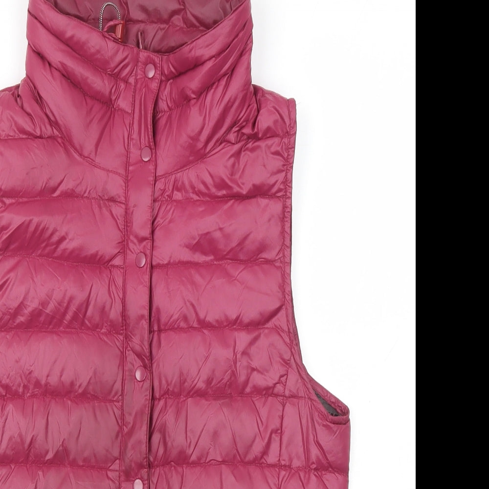 Gap Womens Purple Gilet Jacket Size S Zip