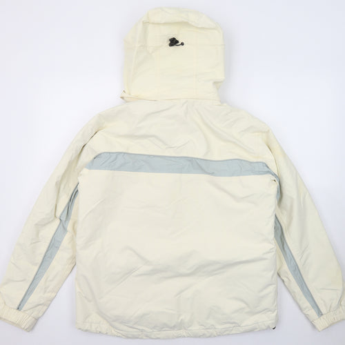 Alpine Womens Yellow Windbreaker Jacket Size 14 Zip - Ski Jacket