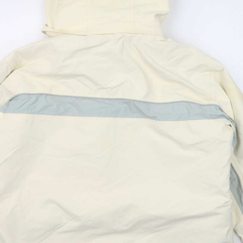 Alpine Womens Yellow Windbreaker Jacket Size 14 Zip - Ski Jacket