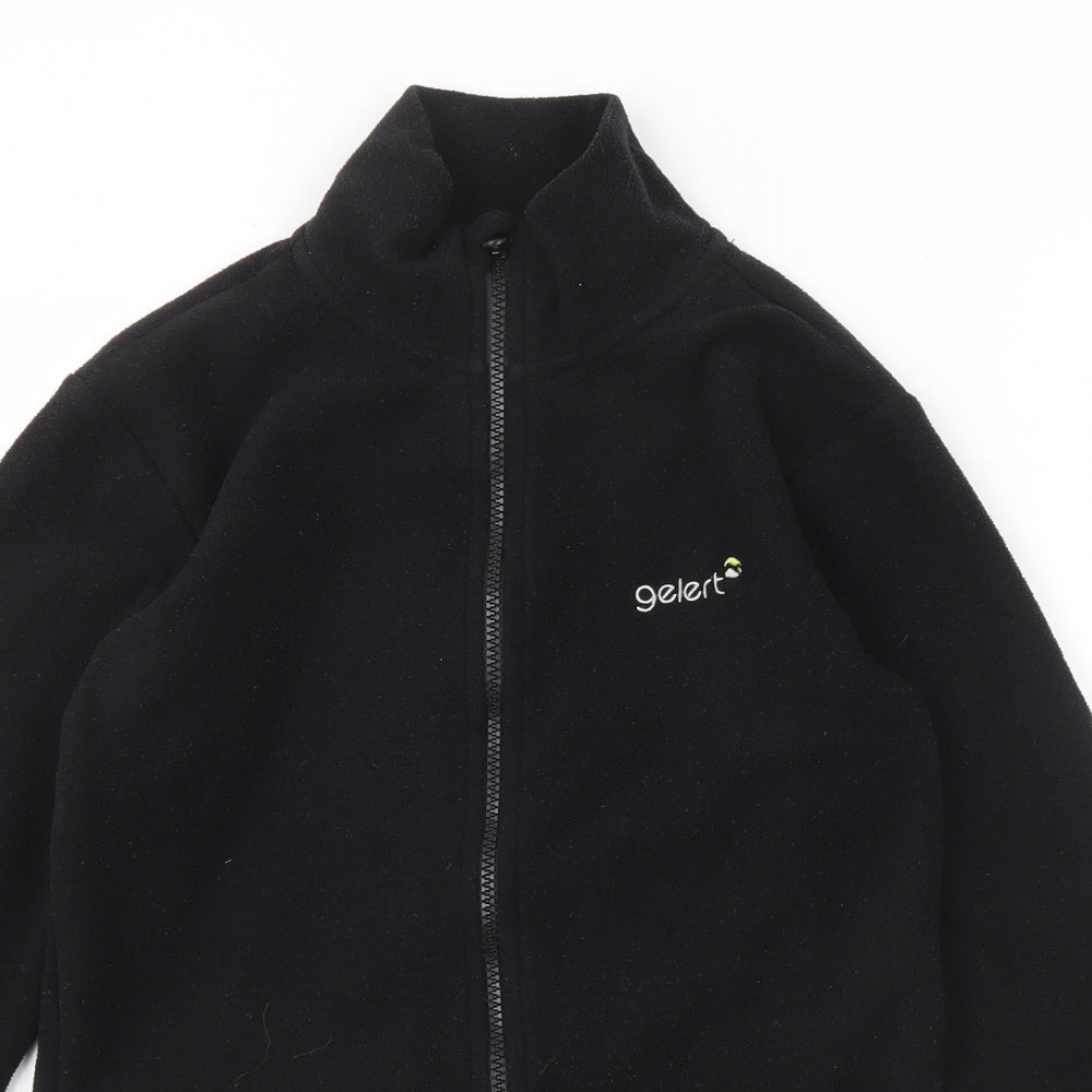 Gelert Boys Black Jacket Size 11-12 Years Zip