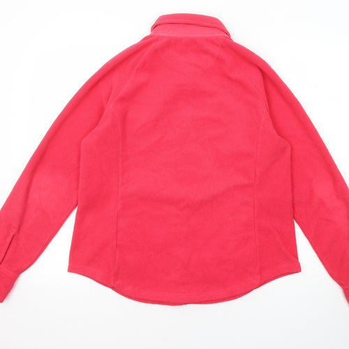 Lands' End Womens Pink Jacket Size M Button