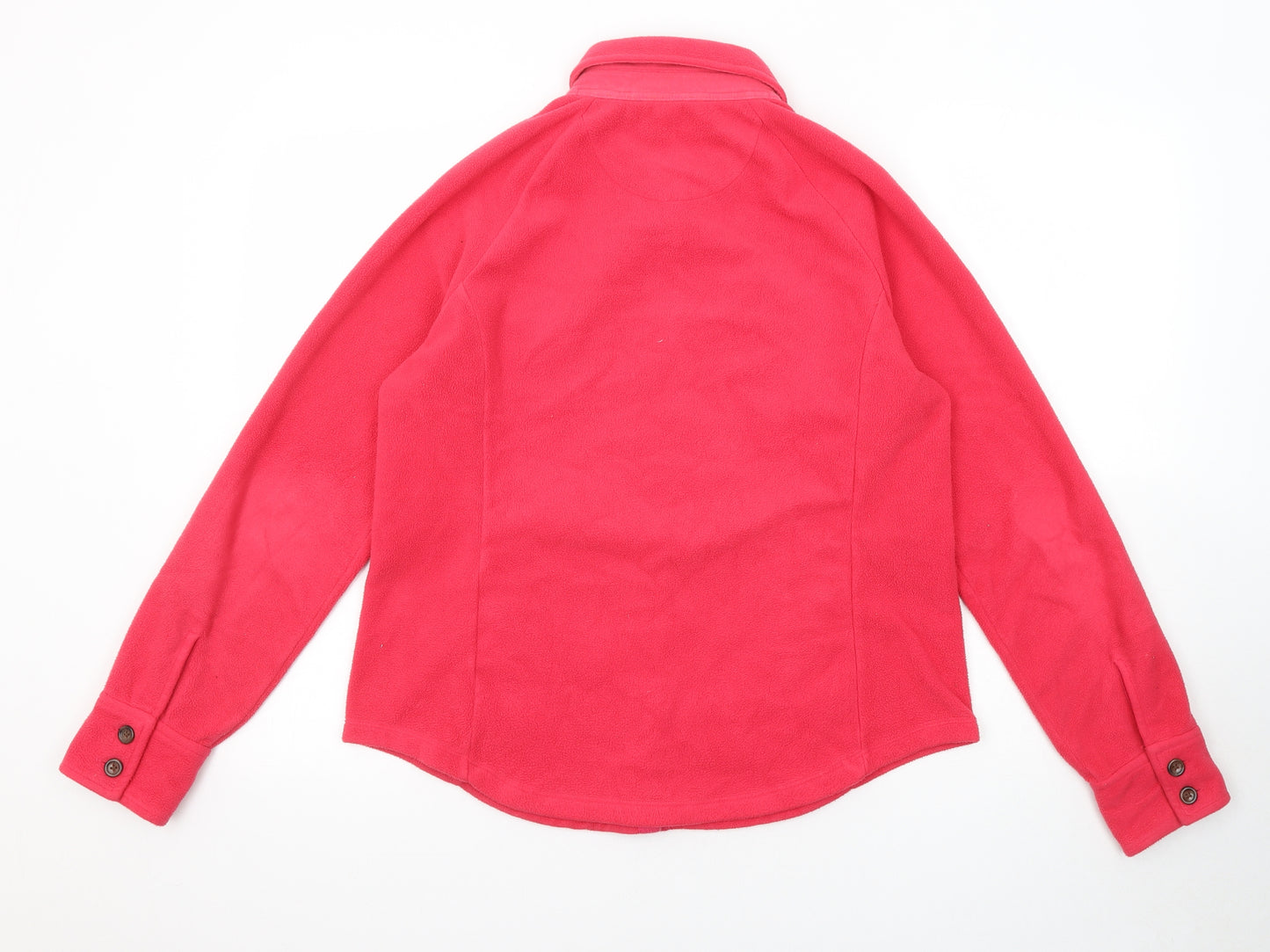 Lands' End Womens Pink Jacket Size M Button