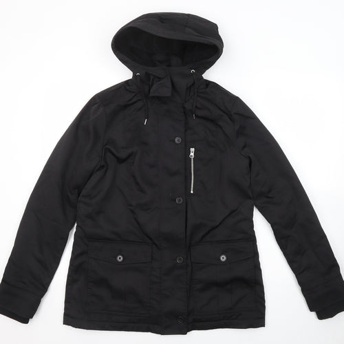 Very Womens Black Jacket Size 10 Zip