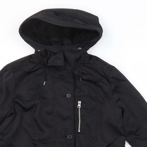Very Womens Black Jacket Size 10 Zip
