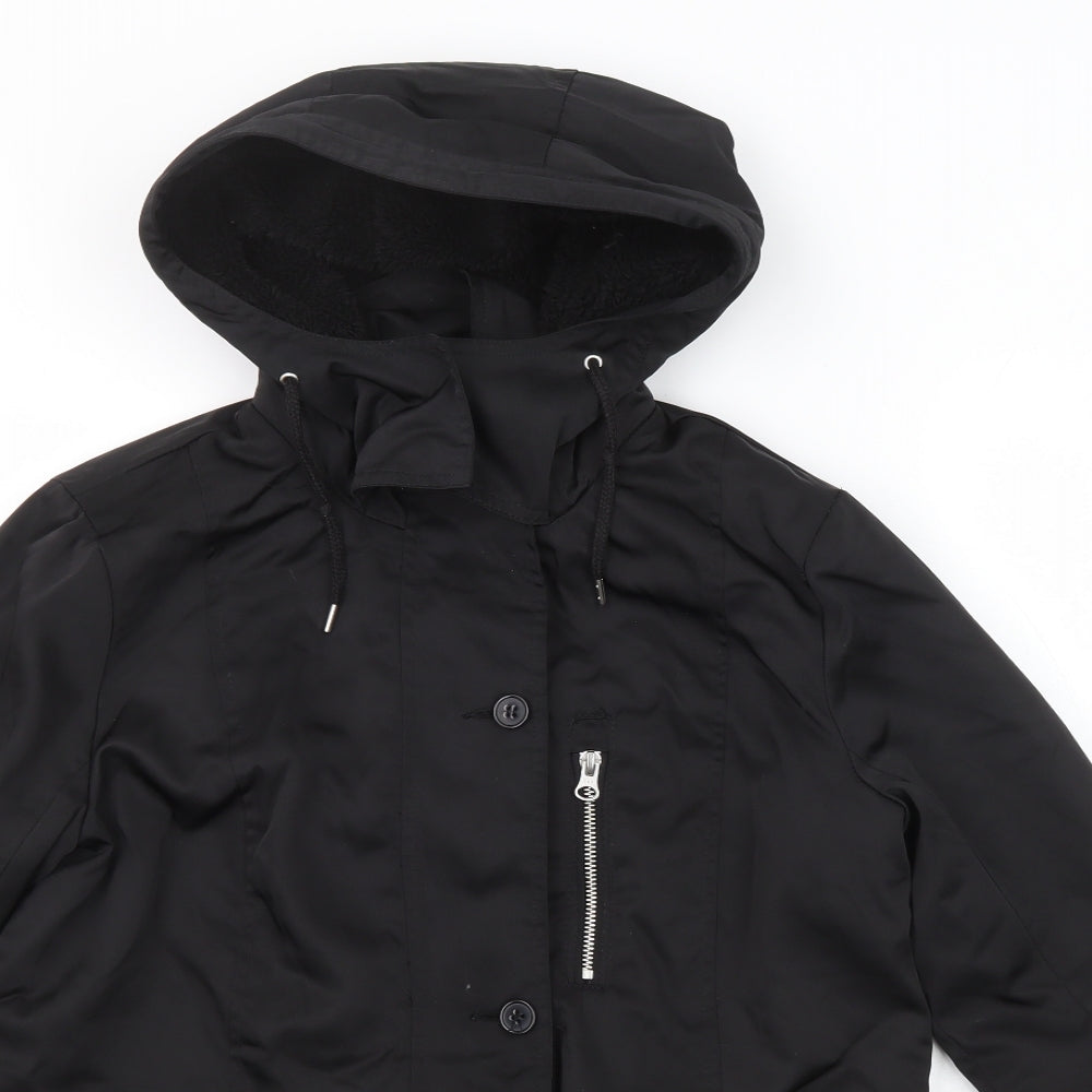 Very Womens Black Jacket Size 10 Zip