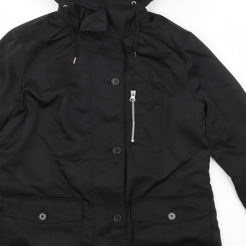 Very Womens Black Jacket Size 10 Zip