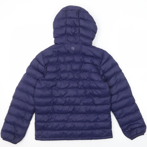 Mountain Warehouse Boys Blue Quilted Jacket Size 9-10 Years Zip