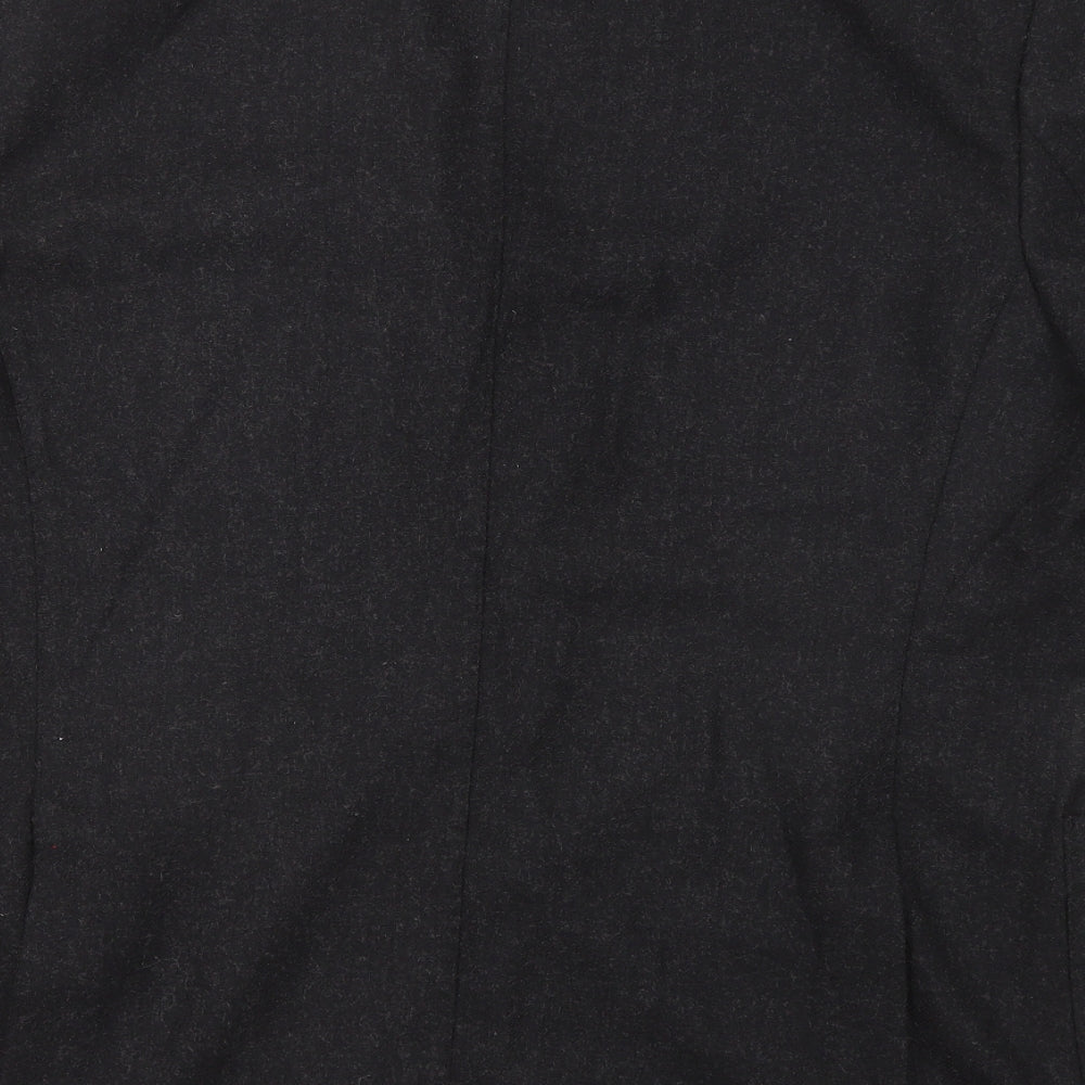 Rushmore Mens Black Wool Jacket Blazer Size 56 Regular