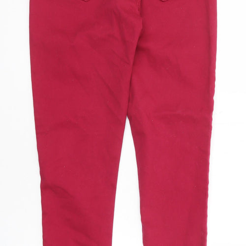 TU Womens Pink Cotton Skinny Jeans Size 12 Regular