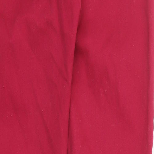 TU Womens Pink Cotton Skinny Jeans Size 12 Regular