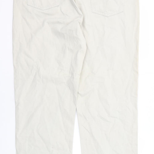 Armando Mens Grey Cotton Straight Jeans Size 40 in L30 in Regular Zip