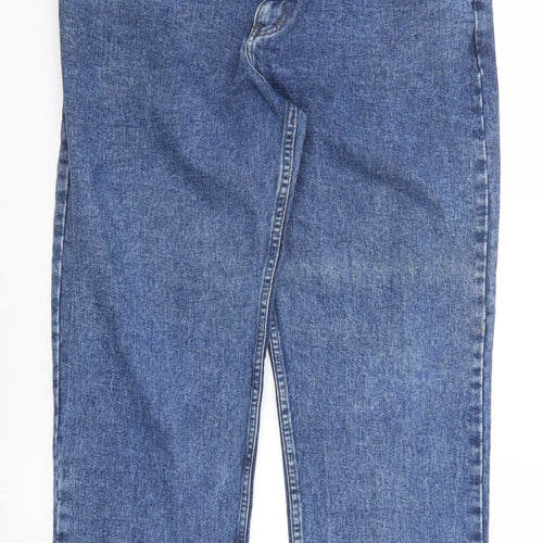Phat Bastard Jeans Mens Blue Cotton Straight Jeans Size 40 in Regular Zip