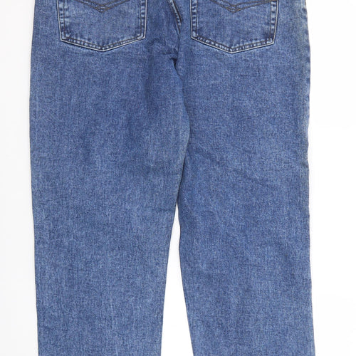 Phat Bastard Jeans Mens Blue Cotton Straight Jeans Size 40 in Regular Zip