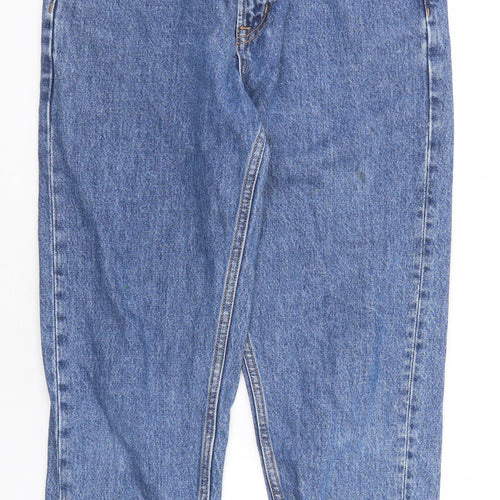 Gap Mens Blue Cotton Tapered Jeans Size 28 in Regular Zip