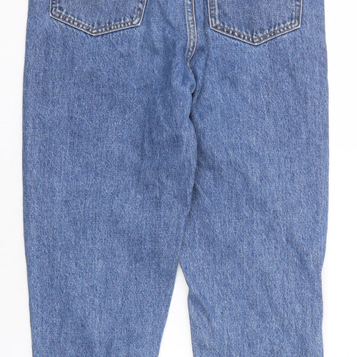 Gap Mens Blue Cotton Tapered Jeans Size 28 in Regular Zip