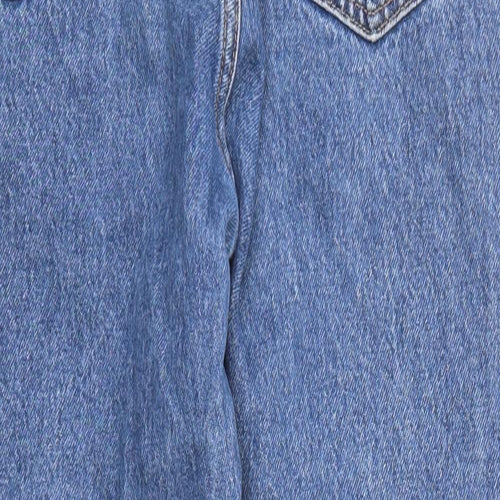 Gap Mens Blue Cotton Tapered Jeans Size 28 in Regular Zip