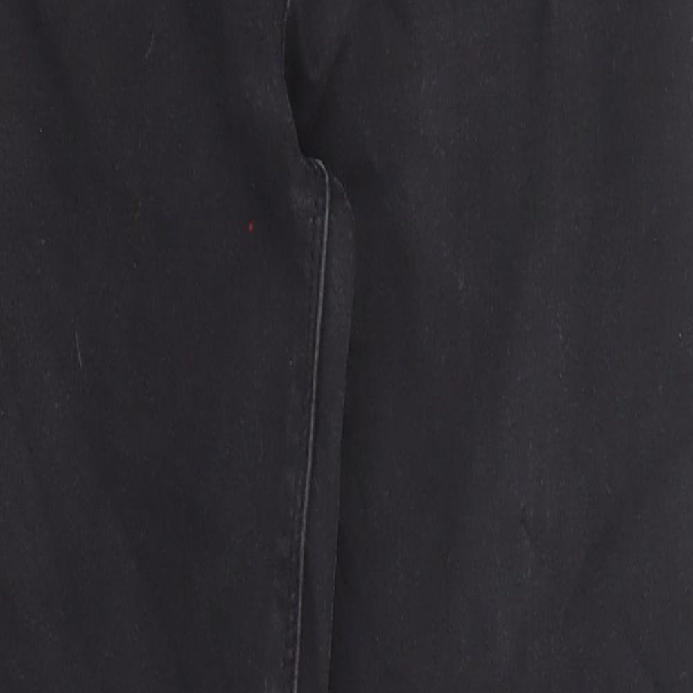 I Love Girlswear Girls Black Cotton Straight Jeans Size 12 Years Regular Zip