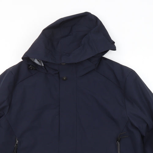 Marks and Spencer Mens Blue Windbreaker Jacket Size M Zip