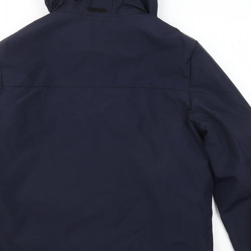 Marks and Spencer Mens Blue Windbreaker Jacket Size M Zip