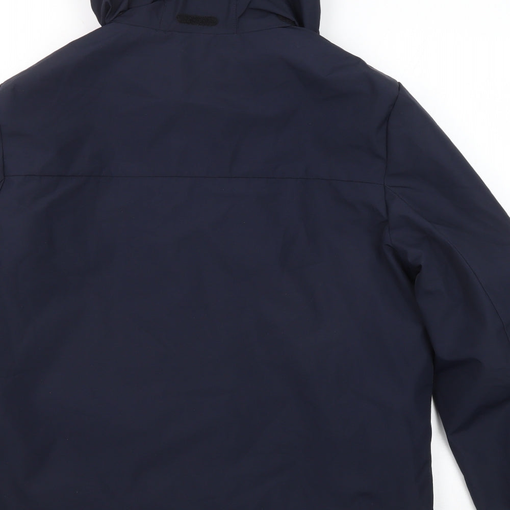 Marks and Spencer Mens Blue Windbreaker Jacket Size M Zip