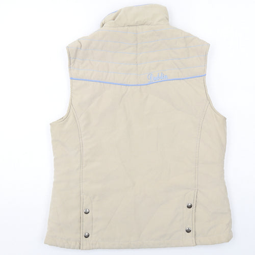Dublin Womens Beige Gilet Jacket Size L Zip