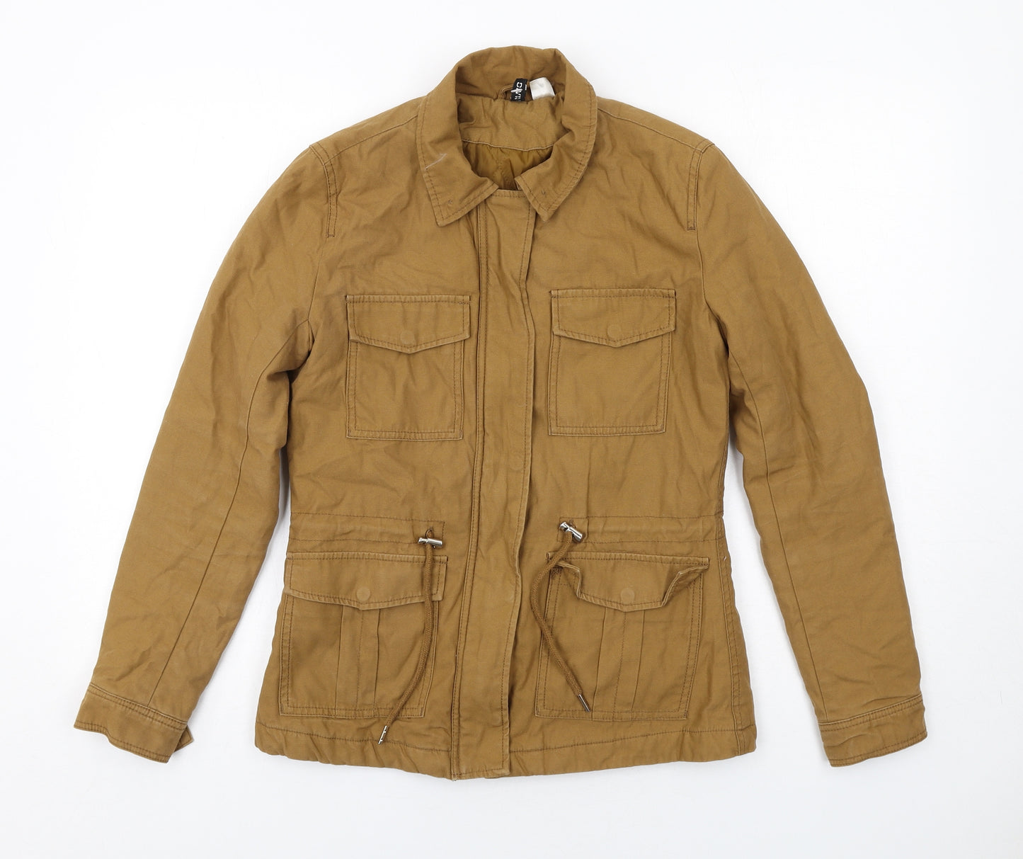 H&M Womens Brown Jacket Size 8 Zip