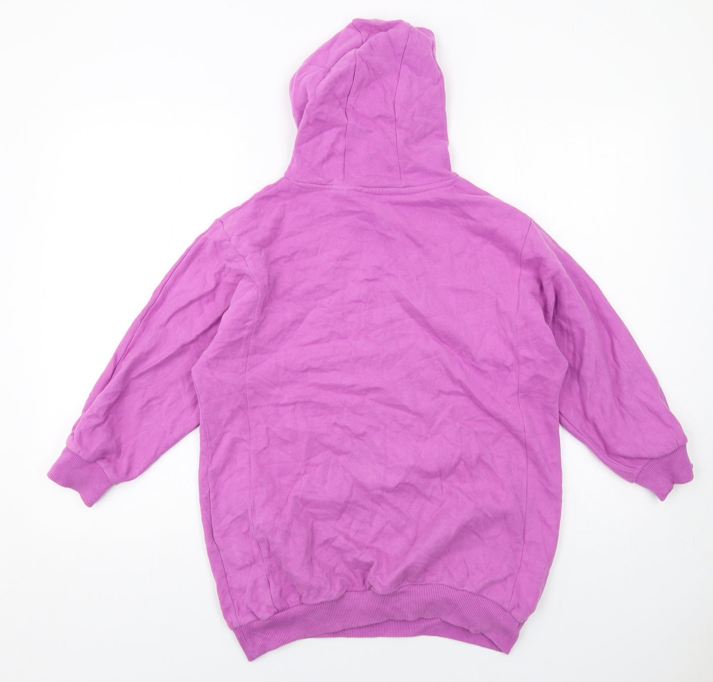 NEXT Girls Purple Cotton Pullover Hoodie Size 9 Years Pullover