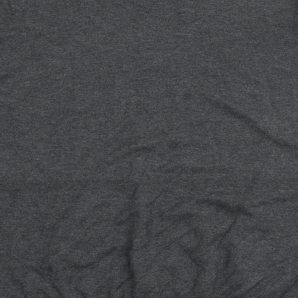 Marks and Spencer Boys Grey V-Neck 100% Cotton Pullover Jumper Size 15-16 Years Pullover