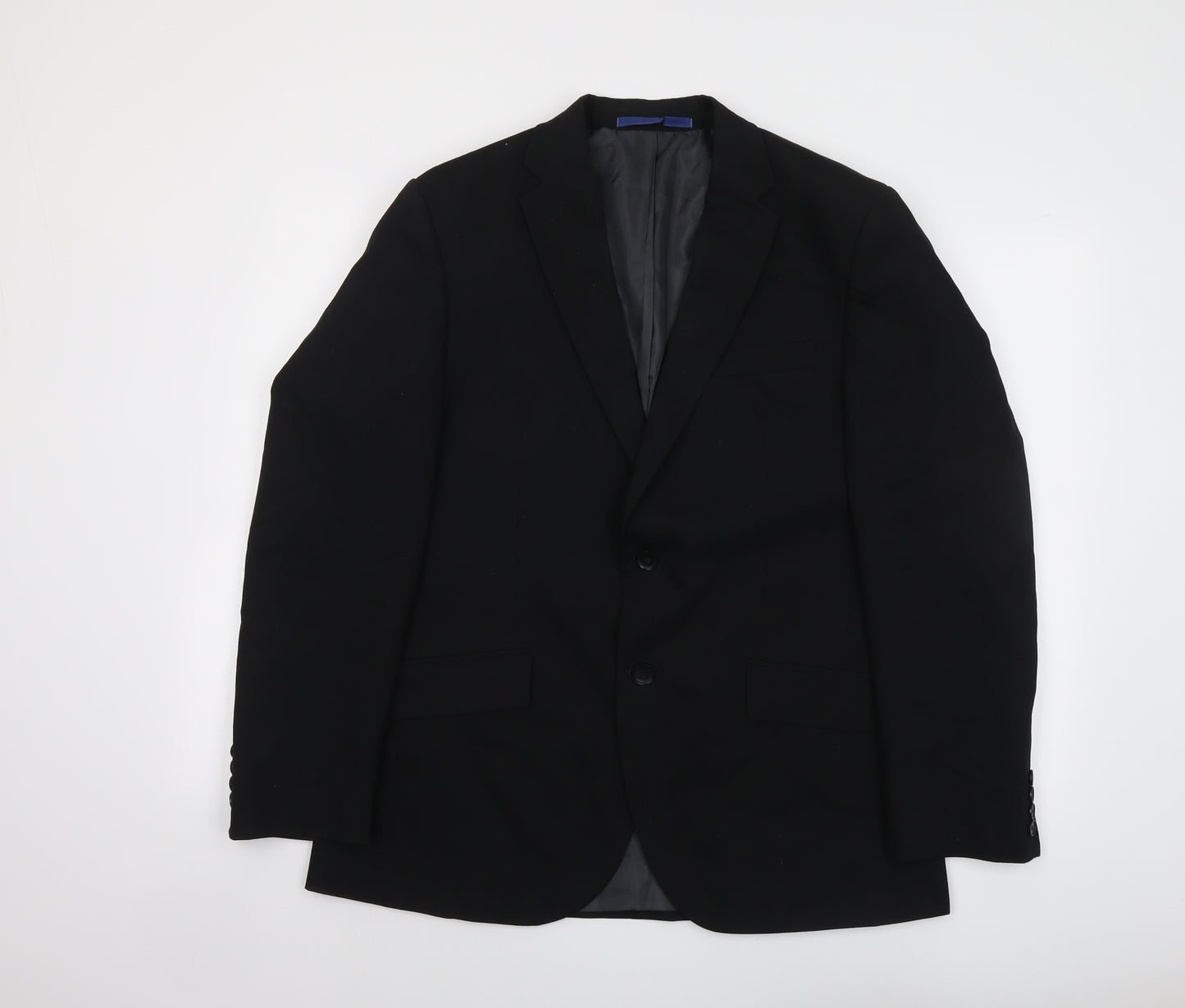 Marks and Spencer Mens Black Wool Jacket Suit Jacket Size 40 Regular