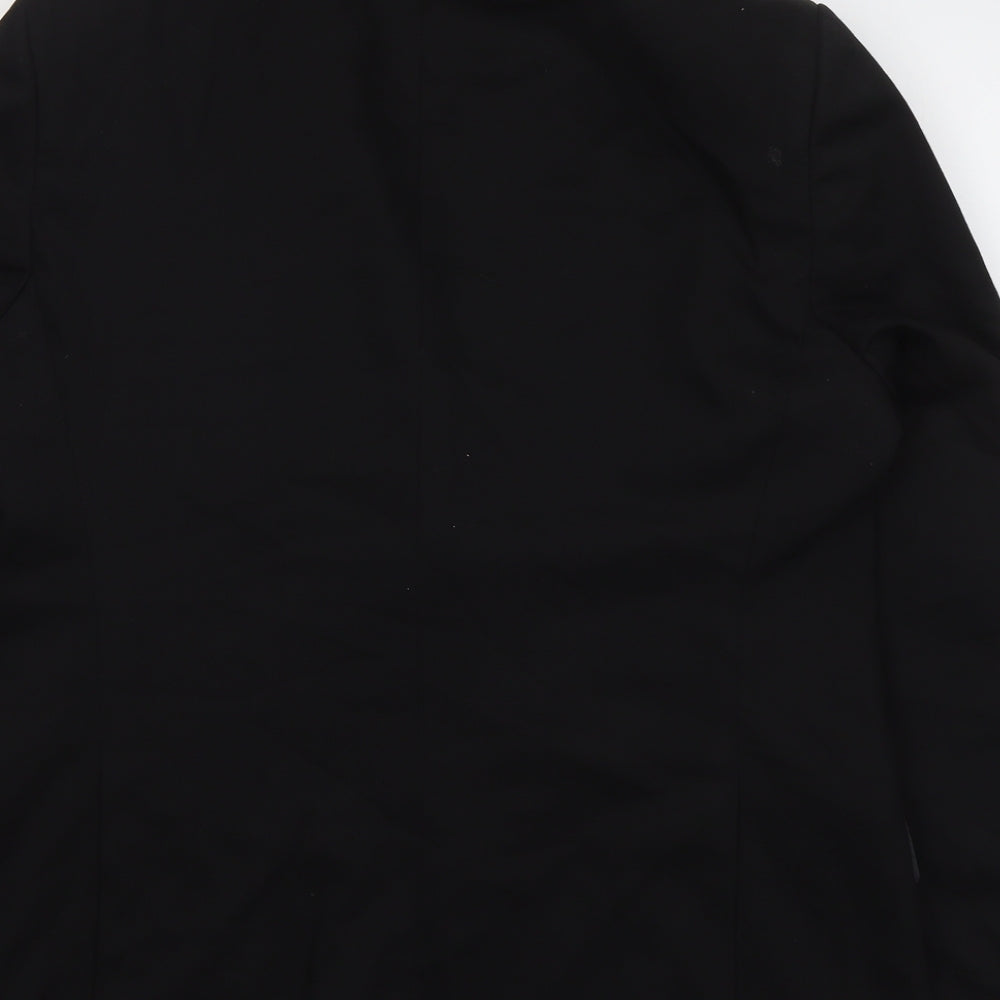 Marks and Spencer Mens Black Wool Jacket Suit Jacket Size 40 Regular