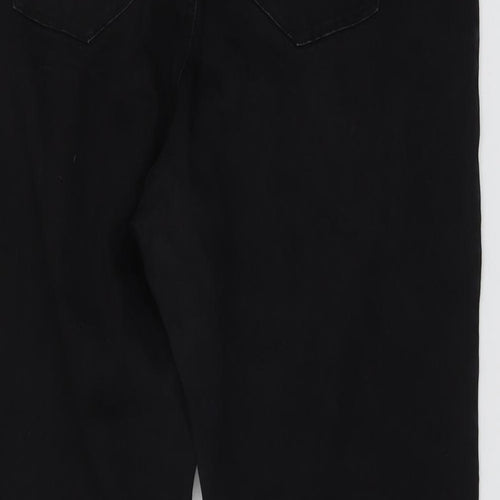 Denim & Co. Womens Black Cotton Jegging Jeans Size 20 L27 in Regular Button
