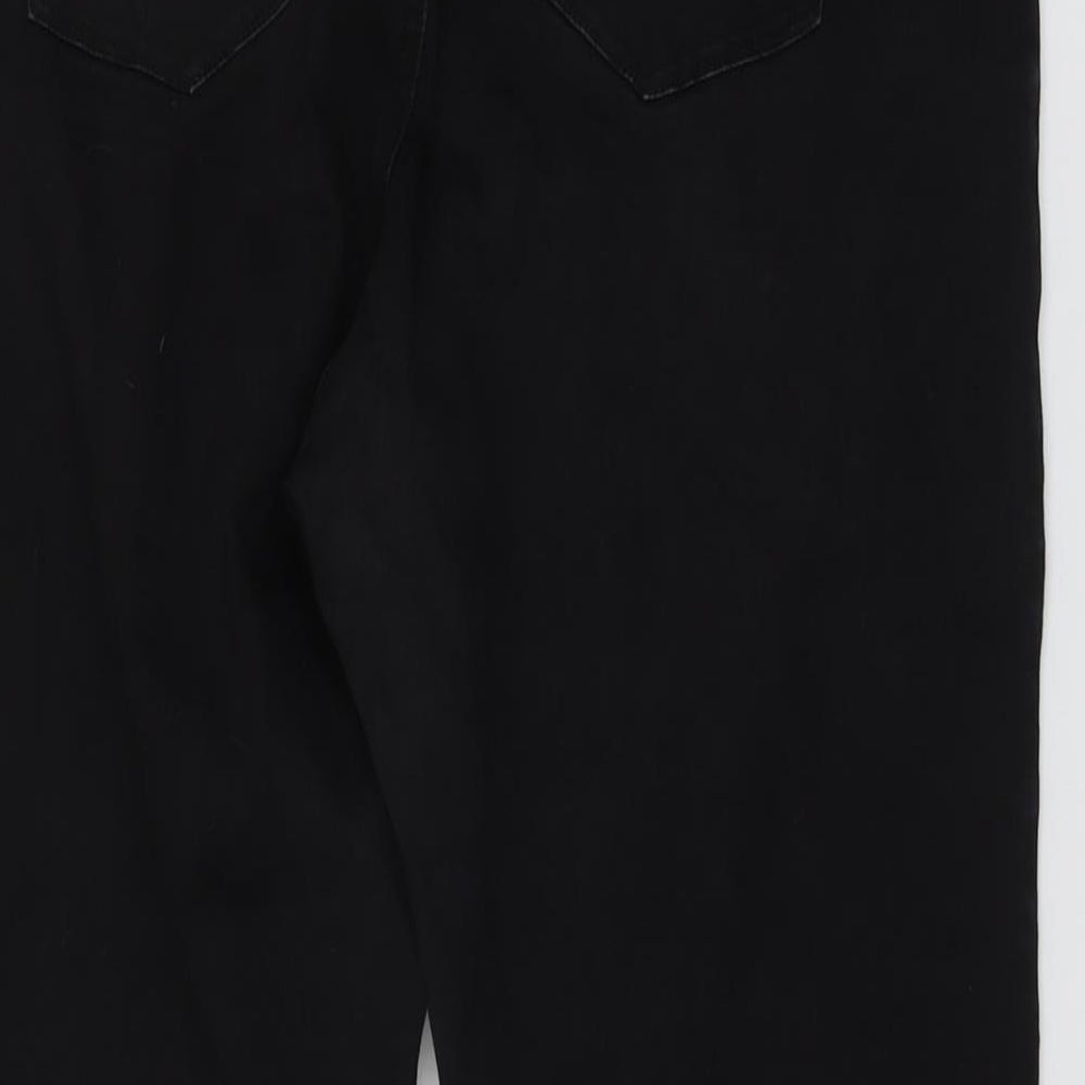 Denim & Co. Womens Black Cotton Jegging Jeans Size 20 L27 in Regular Button