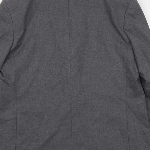 Marks and Spencer Mens Grey Polyester Jacket Suit Jacket Size 42 Regular