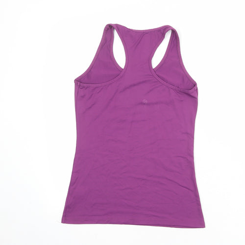 Denchi Womens Purple Polyester Pullover Tank Size S Scoop Neck Pullover