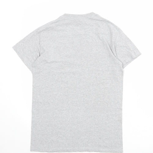 Huddersfield Town A.F.C. Mens Grey Cotton T-Shirt Size S Round Neck