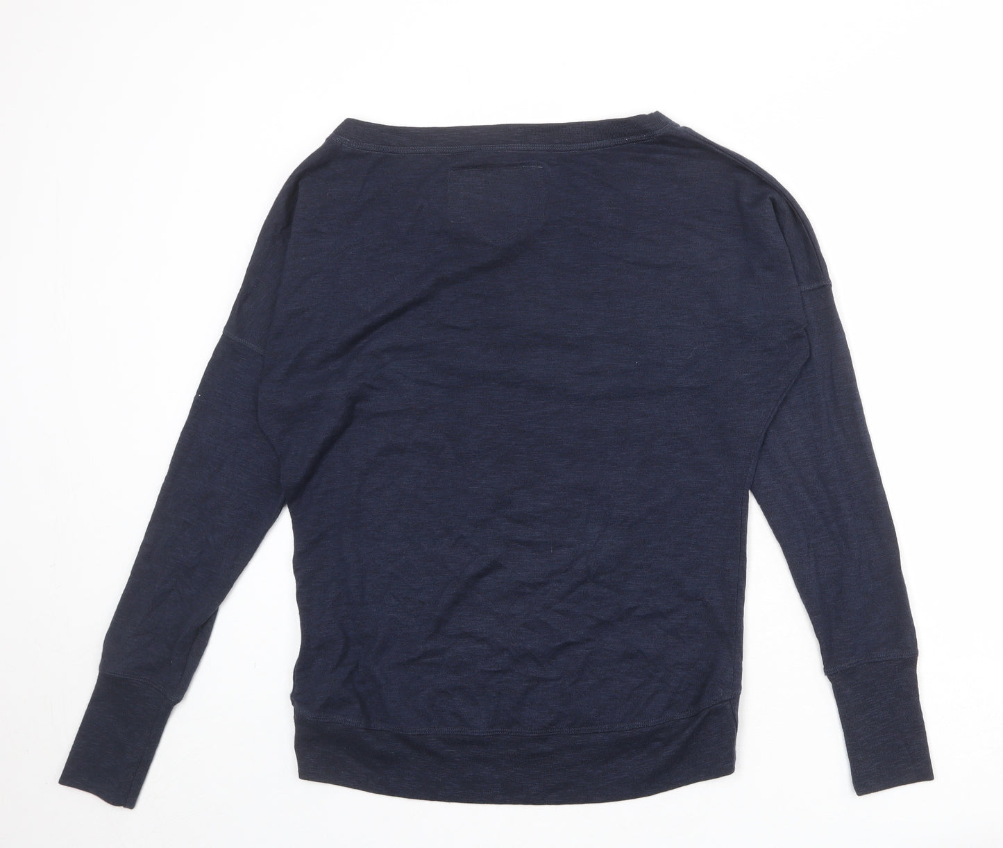 Superdry Womens Blue Cotton Pullover Sweatshirt Size S Pullover