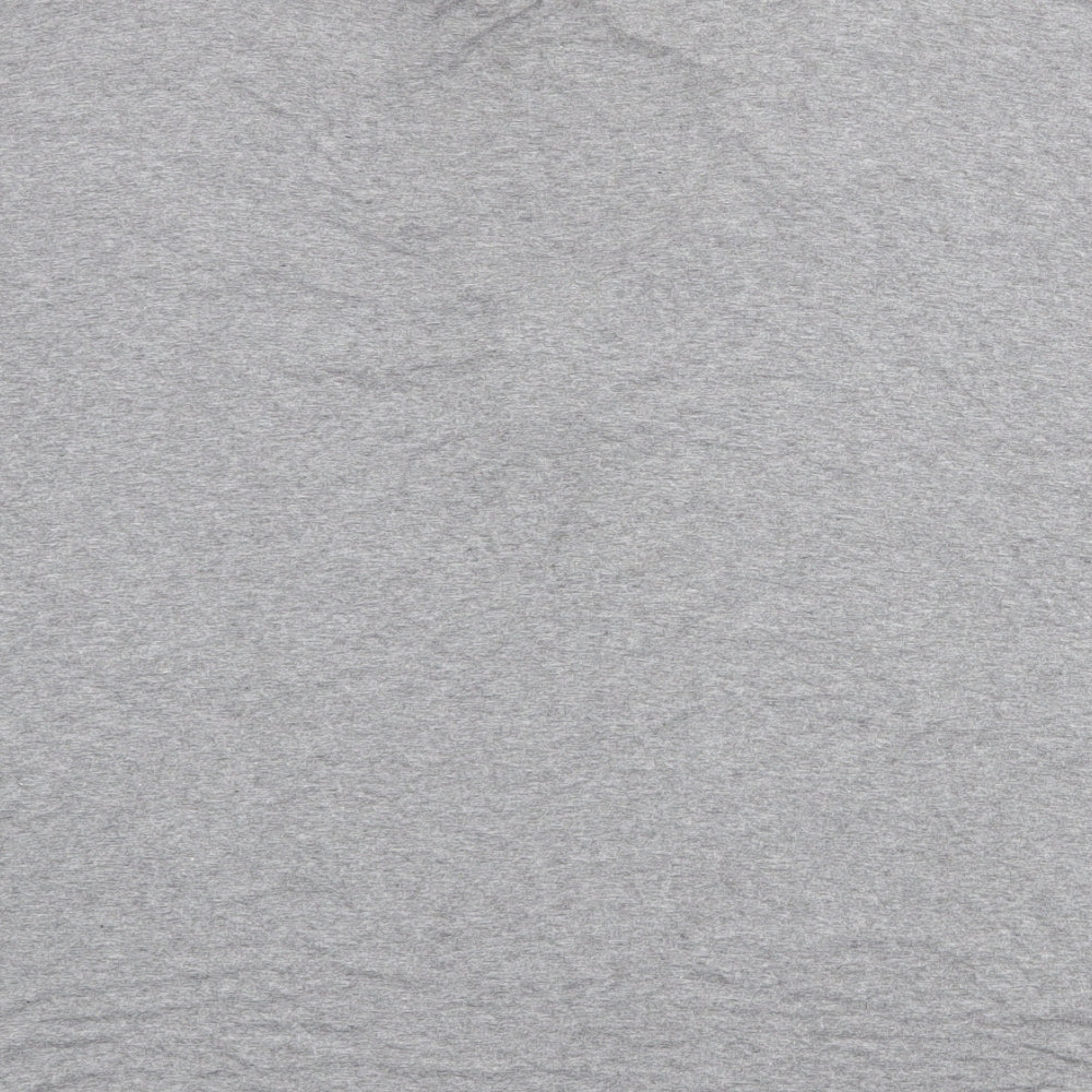 Marks and Spencer Womens Grey Viscose Basic T-Shirt Size 18 V-Neck