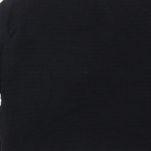 Great Plains Womens Black Round Neck Viscose Pullover Jumper Size S
