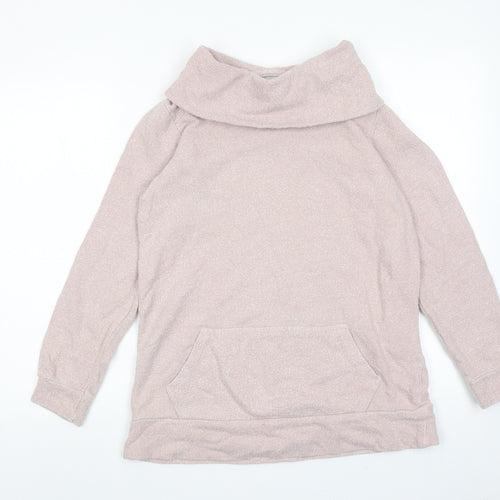 NEXT Womens Pink Cotton Pullover Sweatshirt Size 12 Pullover
