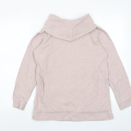 NEXT Womens Pink Cotton Pullover Sweatshirt Size 12 Pullover
