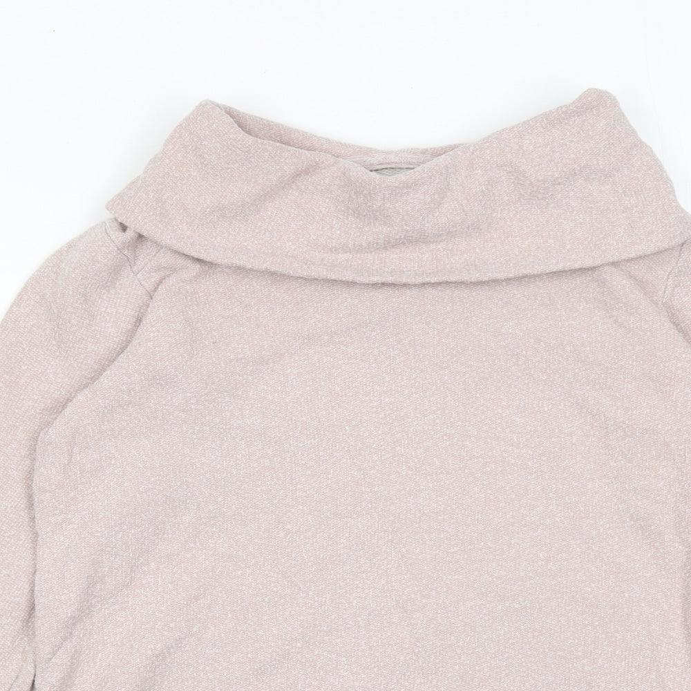 NEXT Womens Pink Cotton Pullover Sweatshirt Size 12 Pullover
