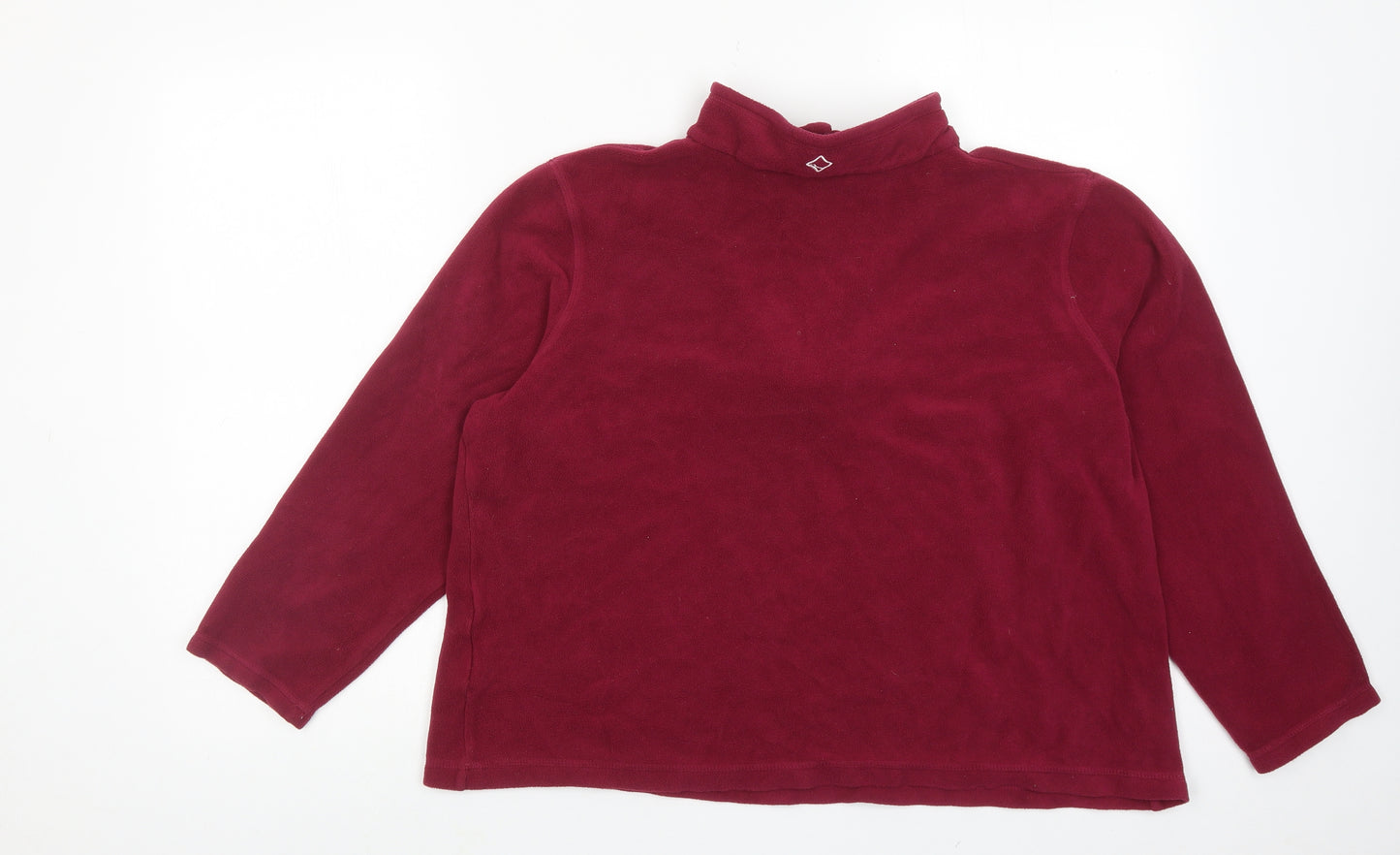Regatta Womens Purple Polyester Pullover Sweatshirt Size 18 Zip