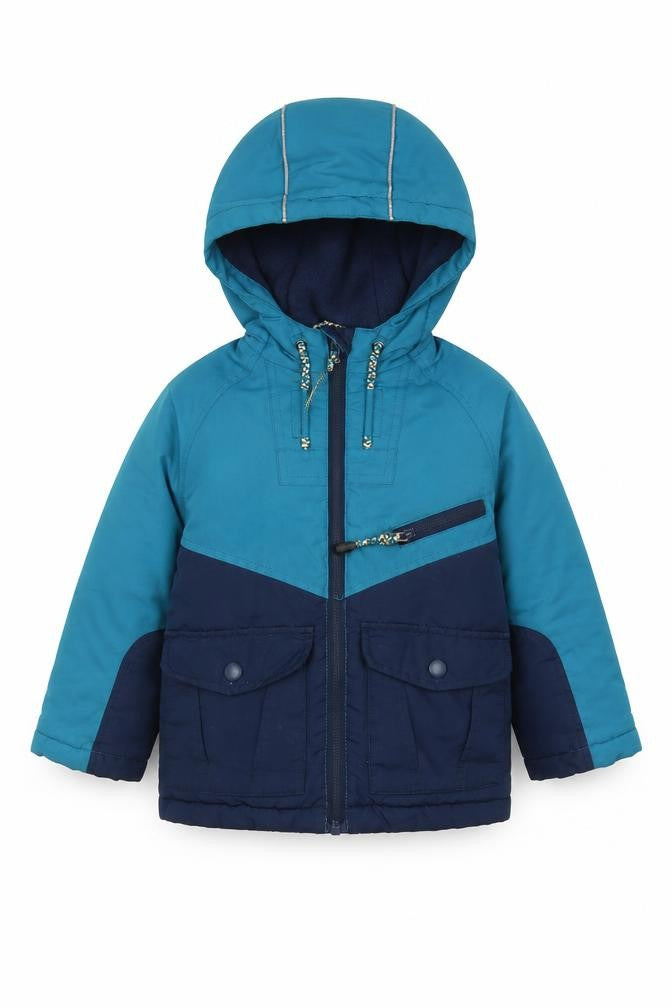 John Lewis Boys Blue Jacket Size 2 Years Zip