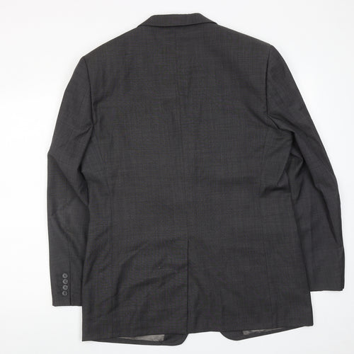 Marks and Spencer Mens Grey Wool Jacket Suit Jacket Size 40 Regular