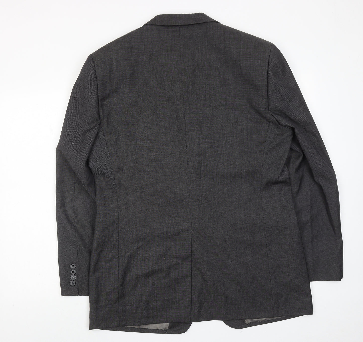 Marks and Spencer Mens Grey Wool Jacket Suit Jacket Size 40 Regular