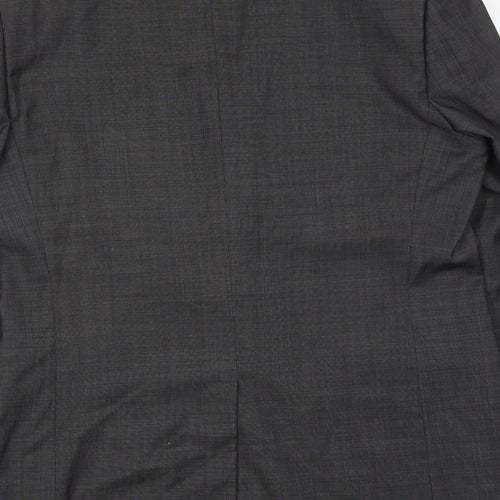 Marks and Spencer Mens Grey Wool Jacket Suit Jacket Size 40 Regular